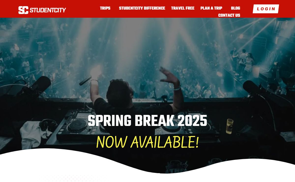 2025 Spring Break & Summer Break With The Hottest Destinations And Best Packages From Studentcity!