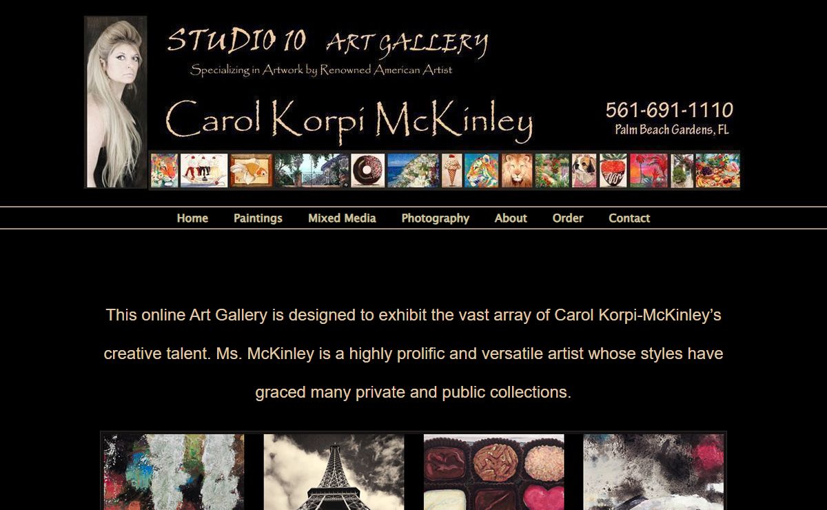 Carol Korpi McKinley - Art, Gallery, Paintings, Abstract Art, Abstract Paintings, Landscapes, Landscape Paintings, Mixed Media, Photography, Abstracts, Artwork available at Studio Ten Gallery, Palm Beach Gardens, FL