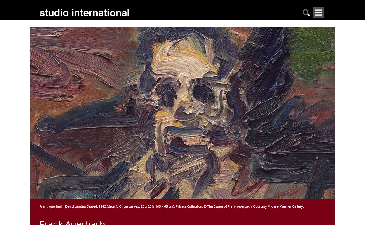 Studio International: Visual Arts, Design and Architecture