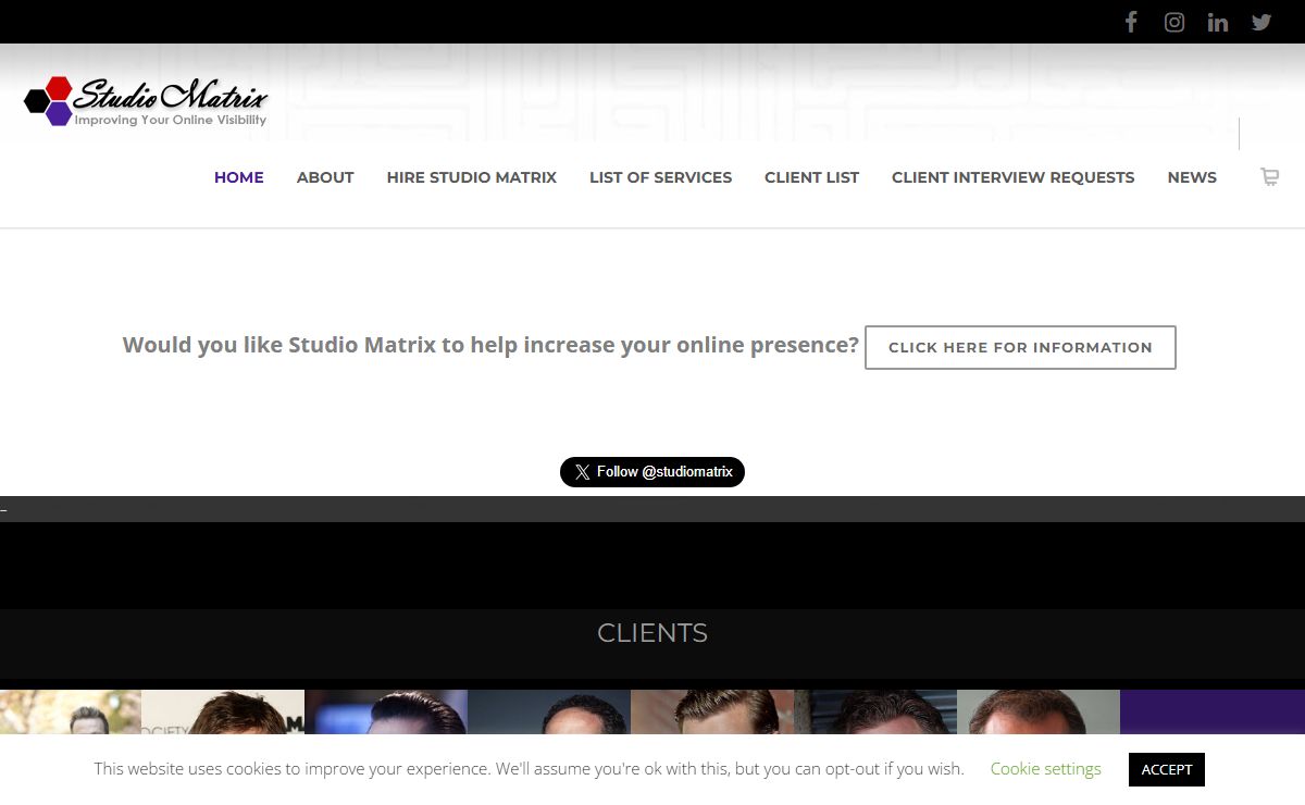 Studio Matrix – Online Publicity | Marketing | Social Media | Management | Web site | Branding