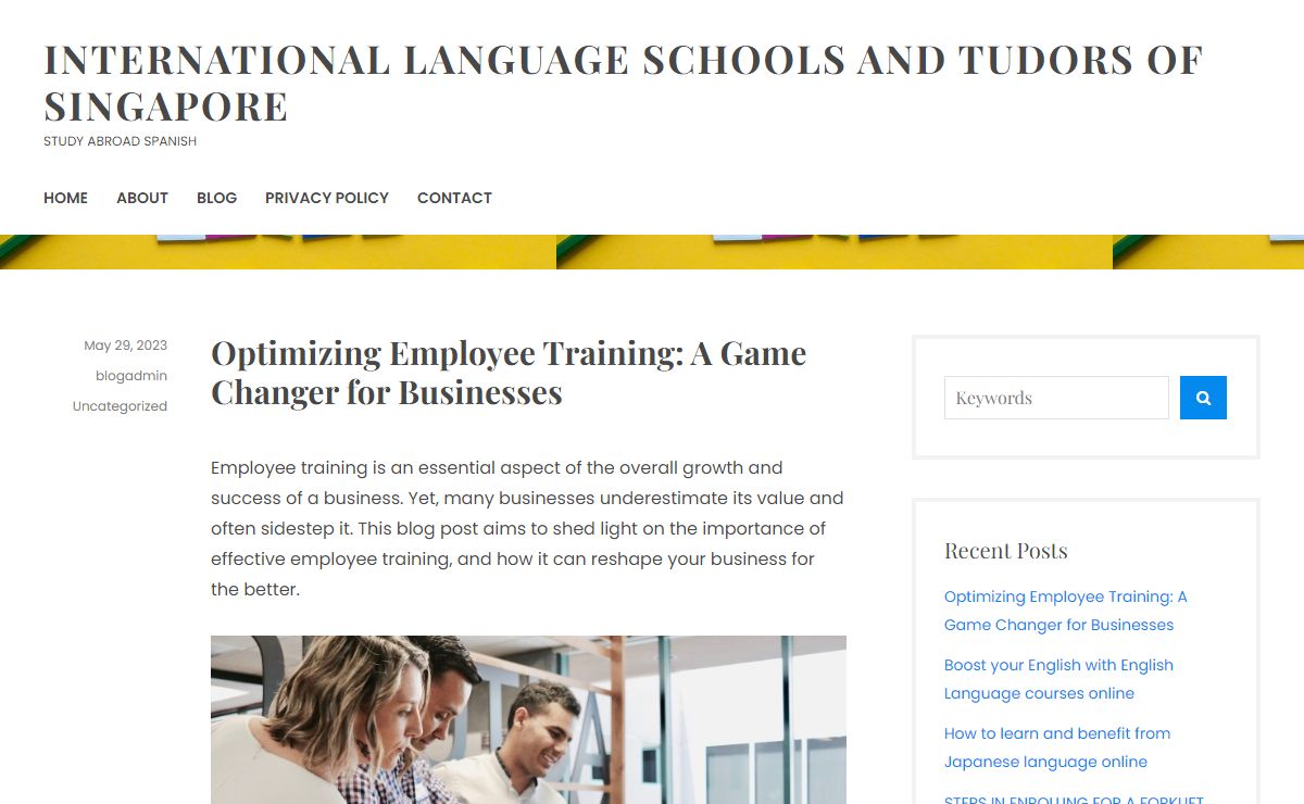 International Language Schools And Tudors of Singapore - Study Abroad Spanish