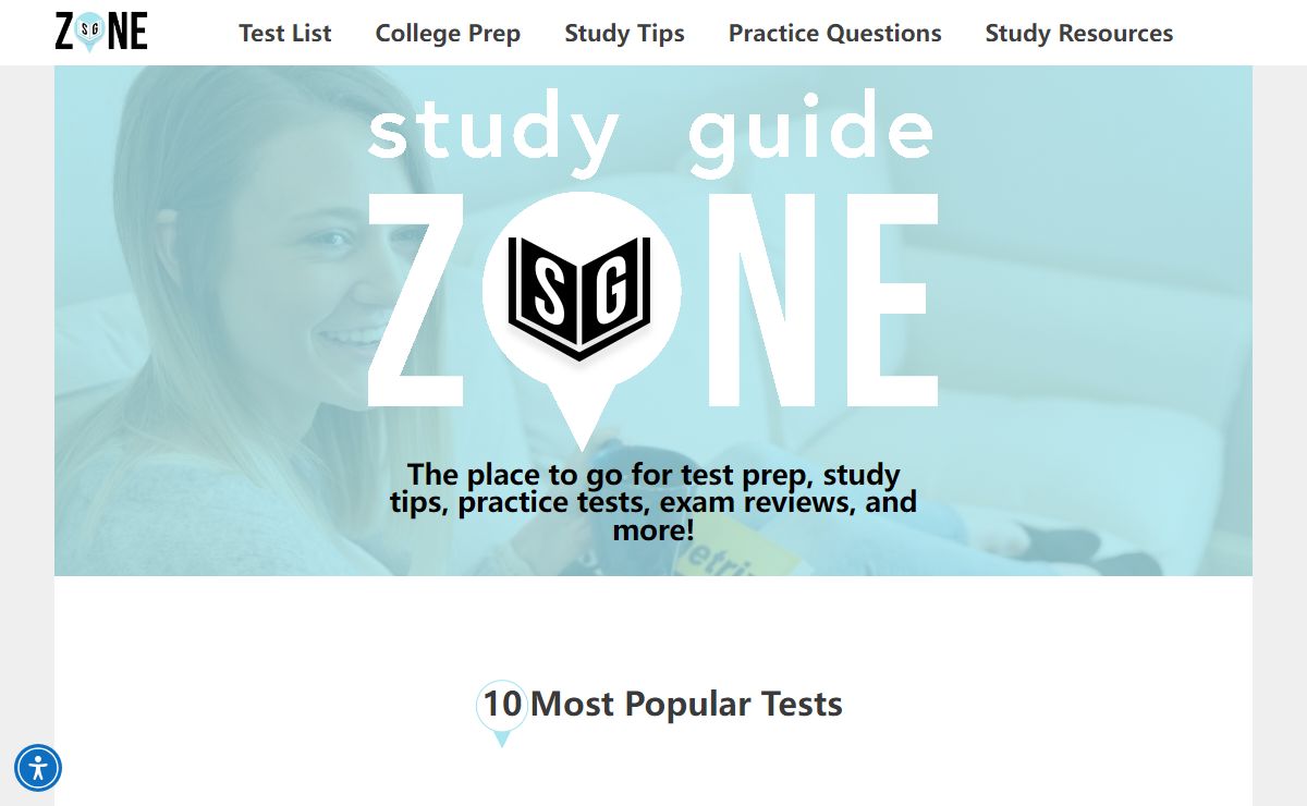 Study Guide Zone (Free Guides & Practice Tests)