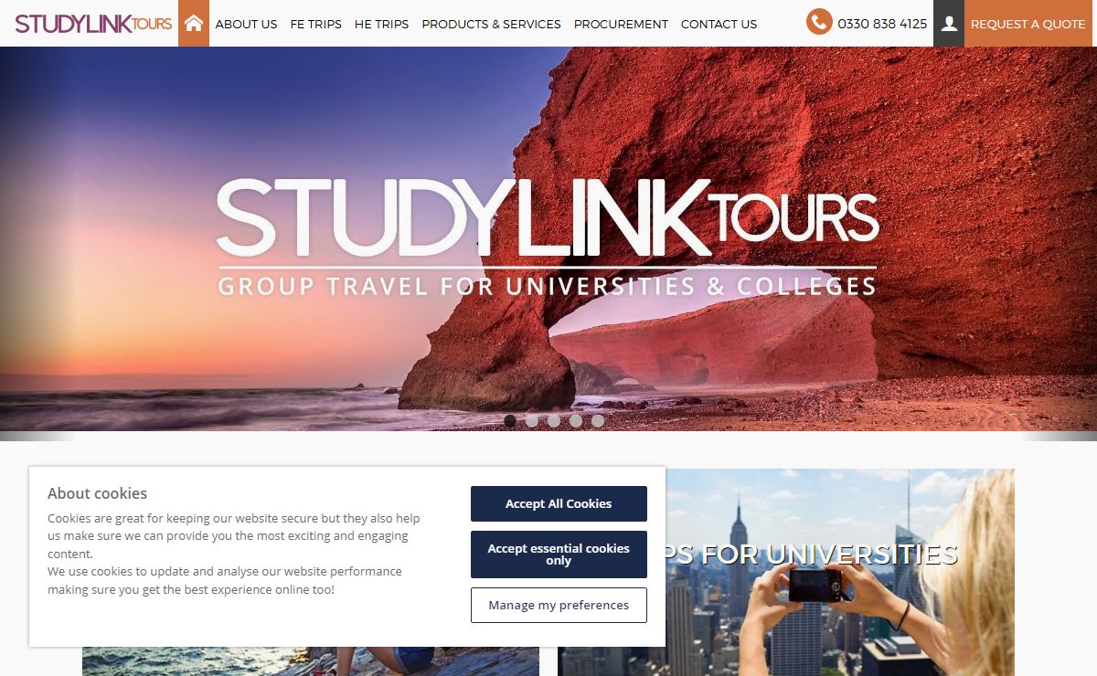 University & College Trips | Student Trips | Studylink