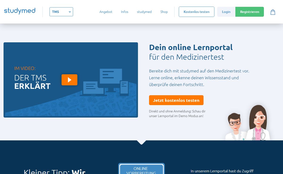 Optimale Vorbereitung für den Medizinertest | studymed
