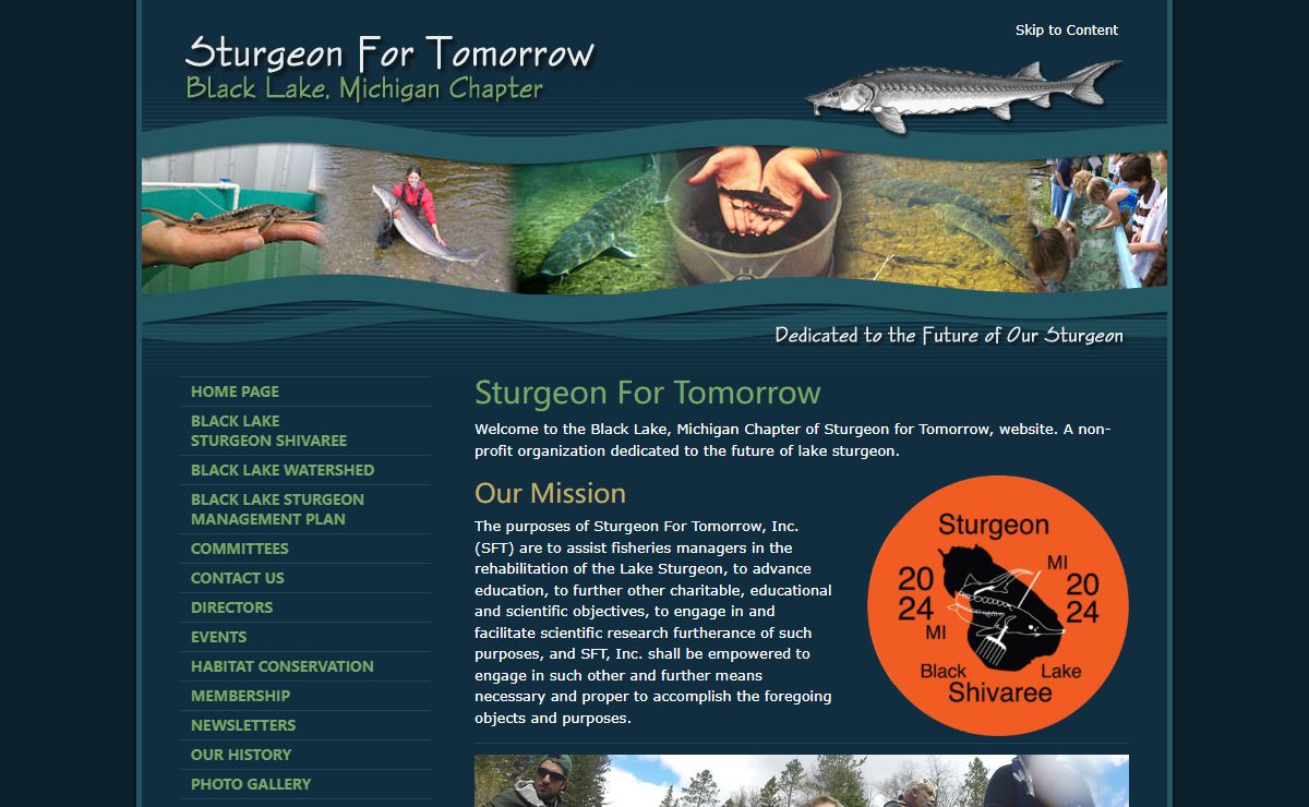 Sturgeon for Tomorrow, Cheboygan County, Michigan