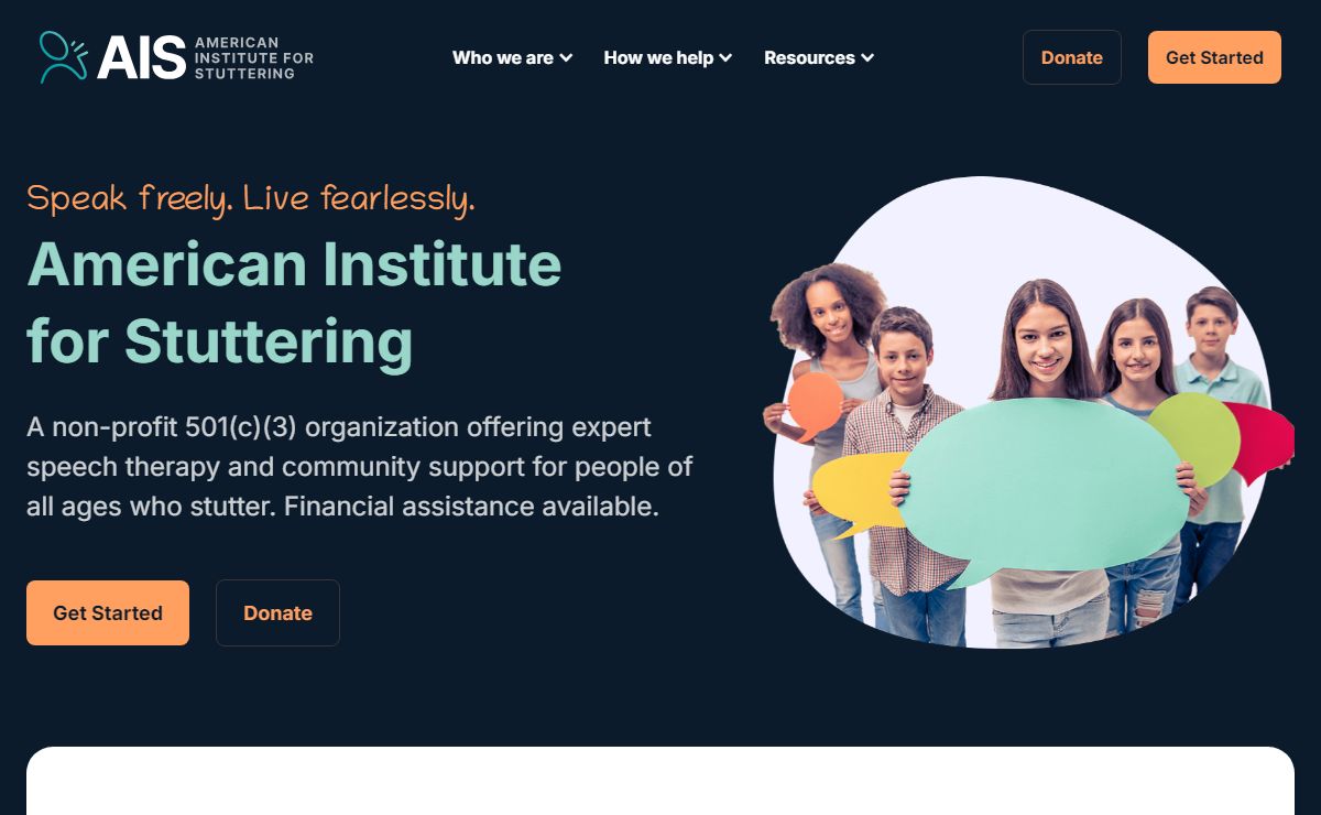 American Institute for Stuttering | Speak Freely, Live Fearlessly!
