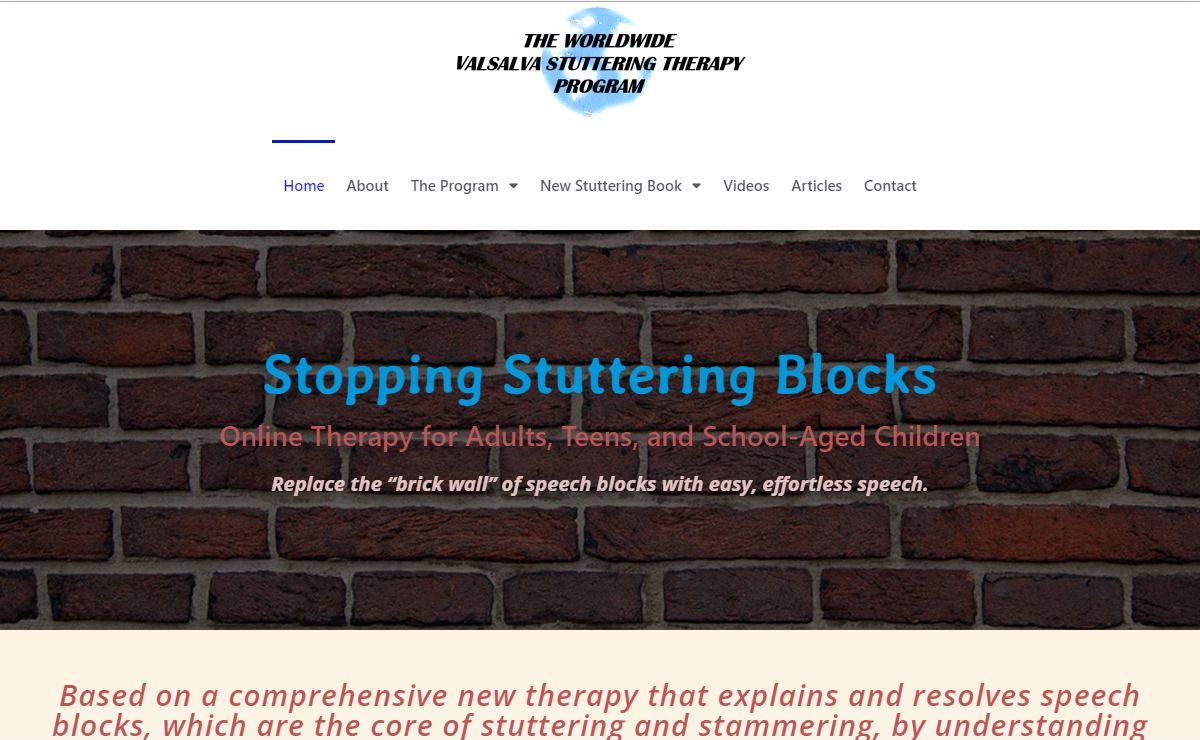 Stopping Stuttering Blocks! - Valsalva Stuttering Therapy