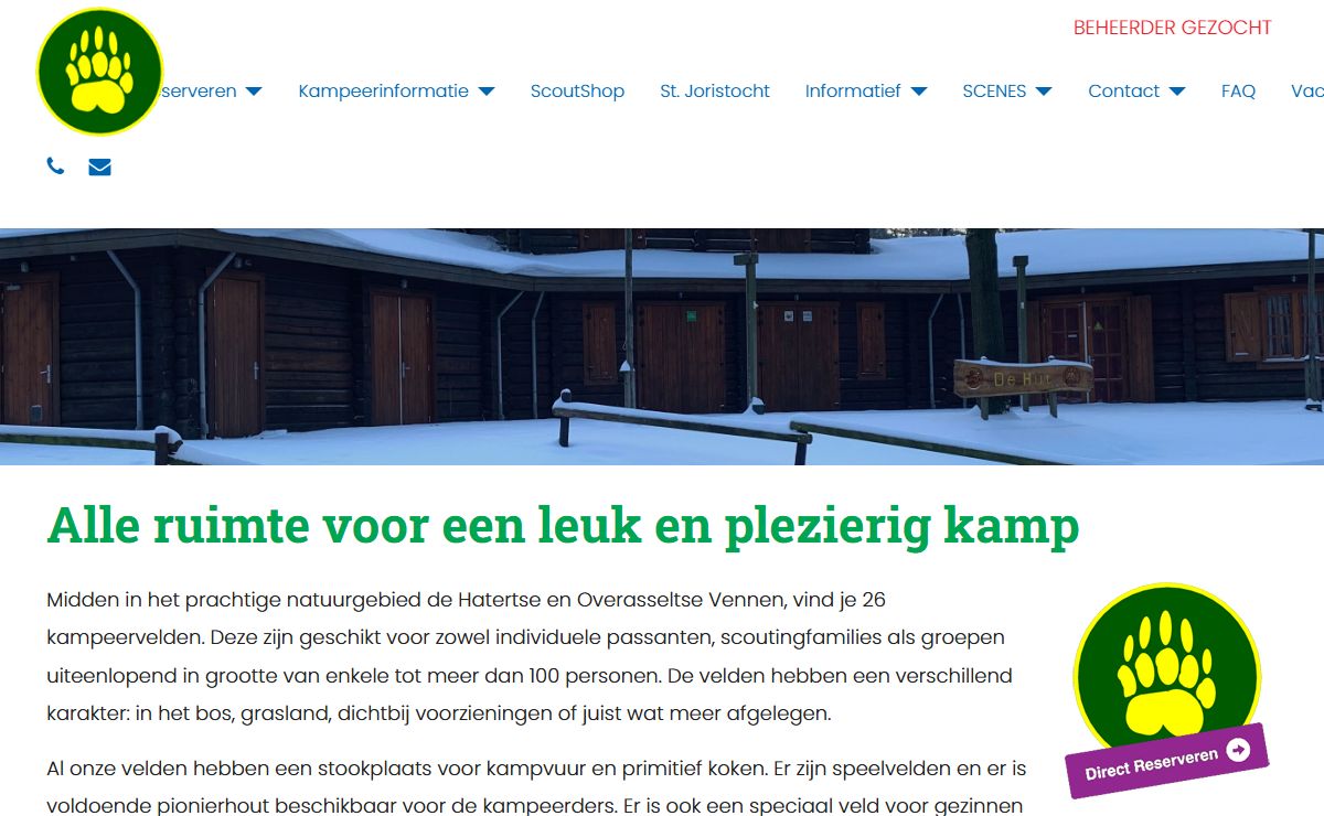 Scoutingkampeerterrein St. Walrick Overasselt