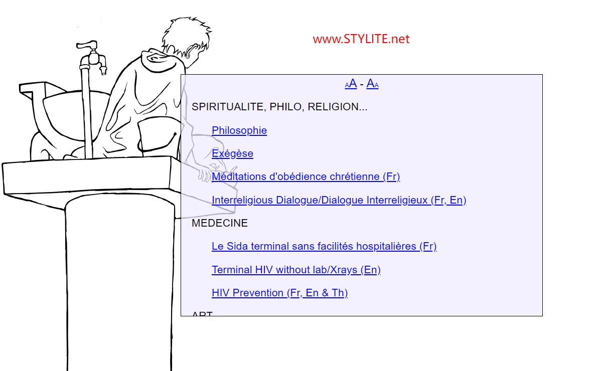 Stylite.net- Un stylite soliloque. A stylite is dreaming