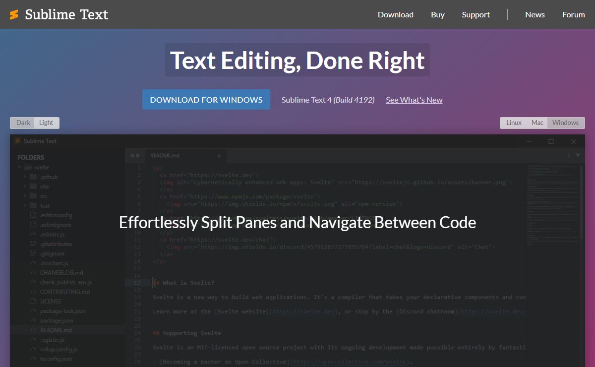 Sublime Text - Text Editing, Done Right