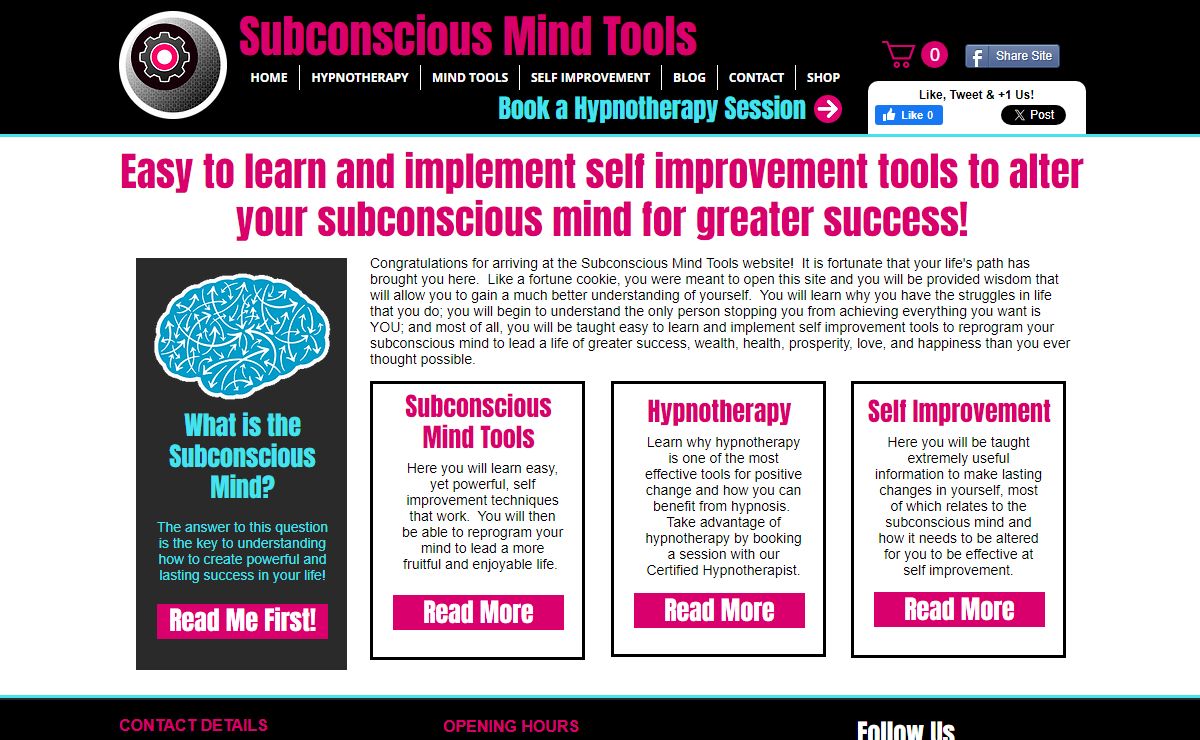 Subconscious Mind Tools | Create Success | Hypnosis Temecula, CA