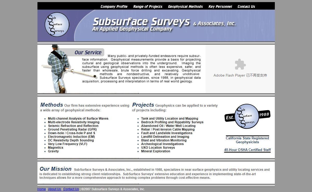 Welcome to Subsurface Surveys