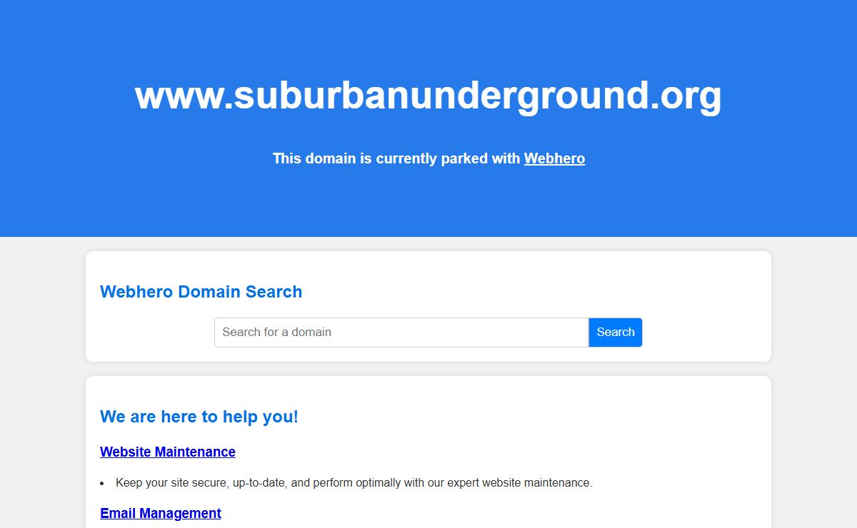 Webhero Parked Domain | Web Hosting and Domain Registration