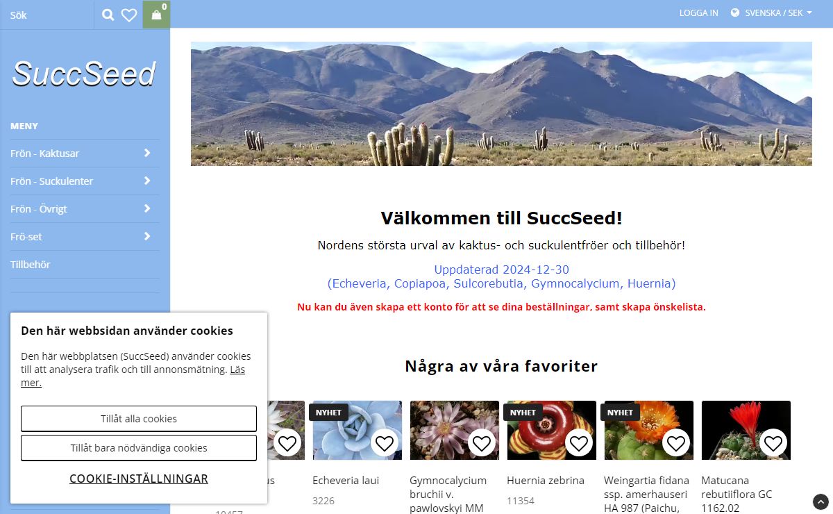 SuccSeed Webshop