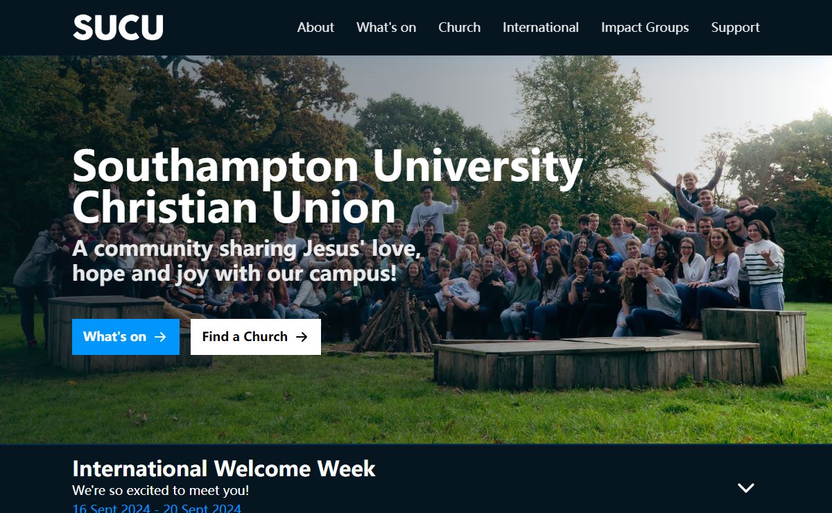 Southampton University Christian Union | Southampton University Christian Union