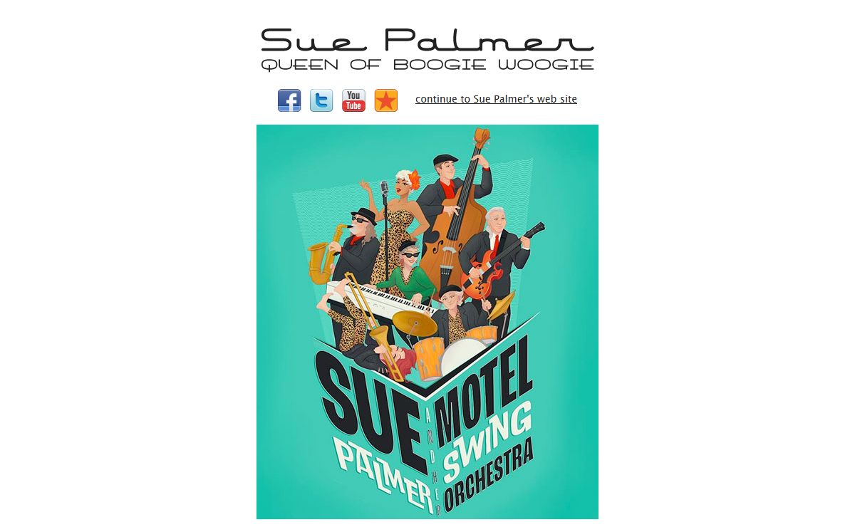 Sue Palmer - Queen of Boogie Woogie - Official Site!