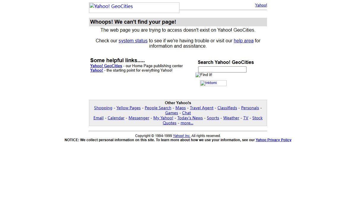 Yahoo! GeoCities