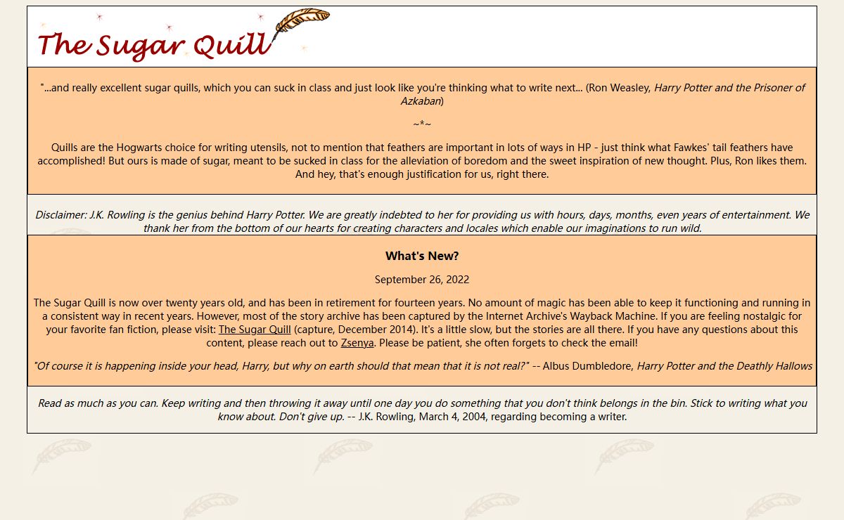 The Sugar Quill
