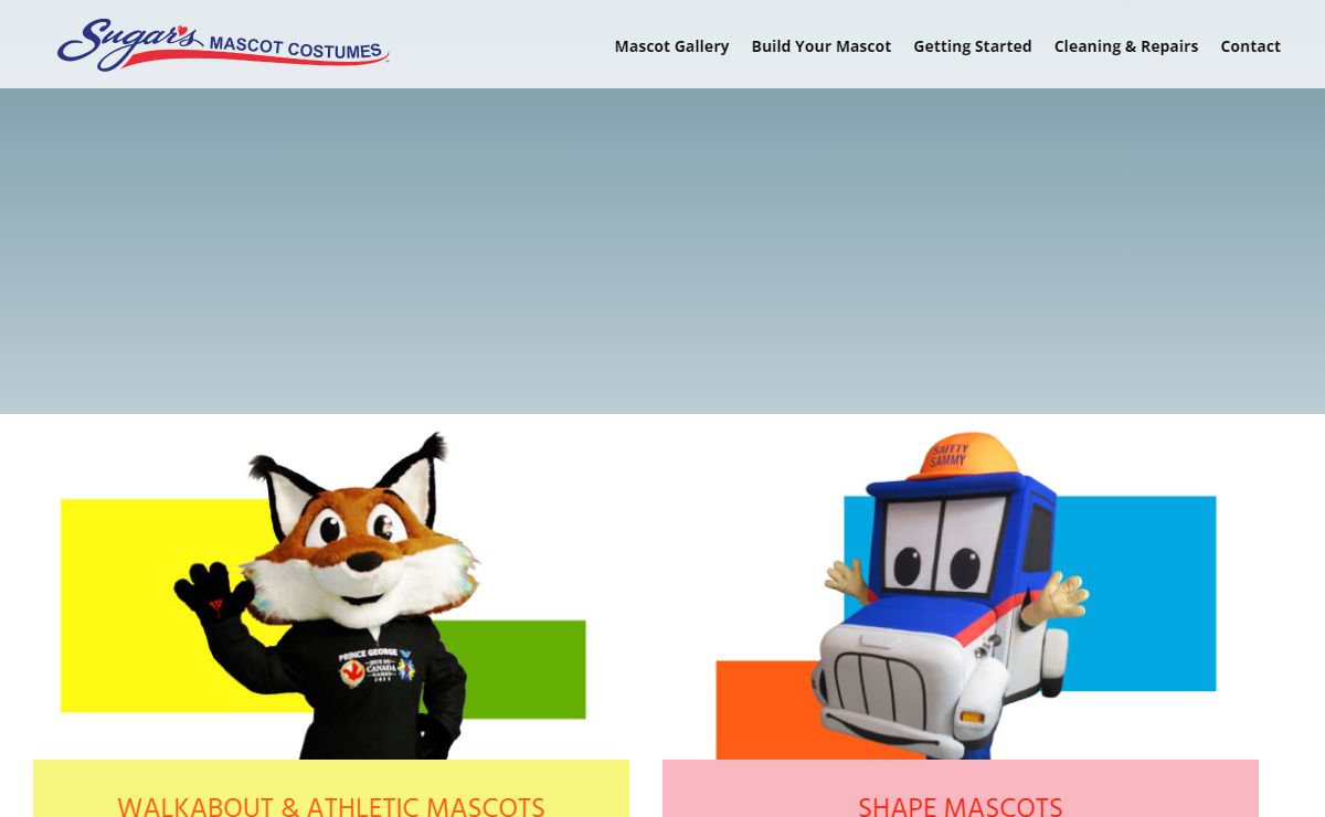Custom Made Mascots - Sugar's Mascot Costumes - since 1985
