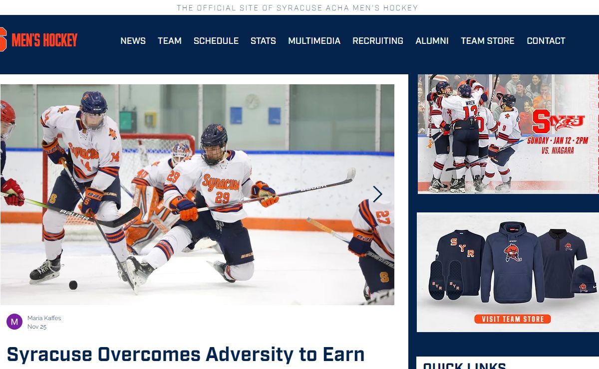 Home | Syracuse Men's Ice Hockey