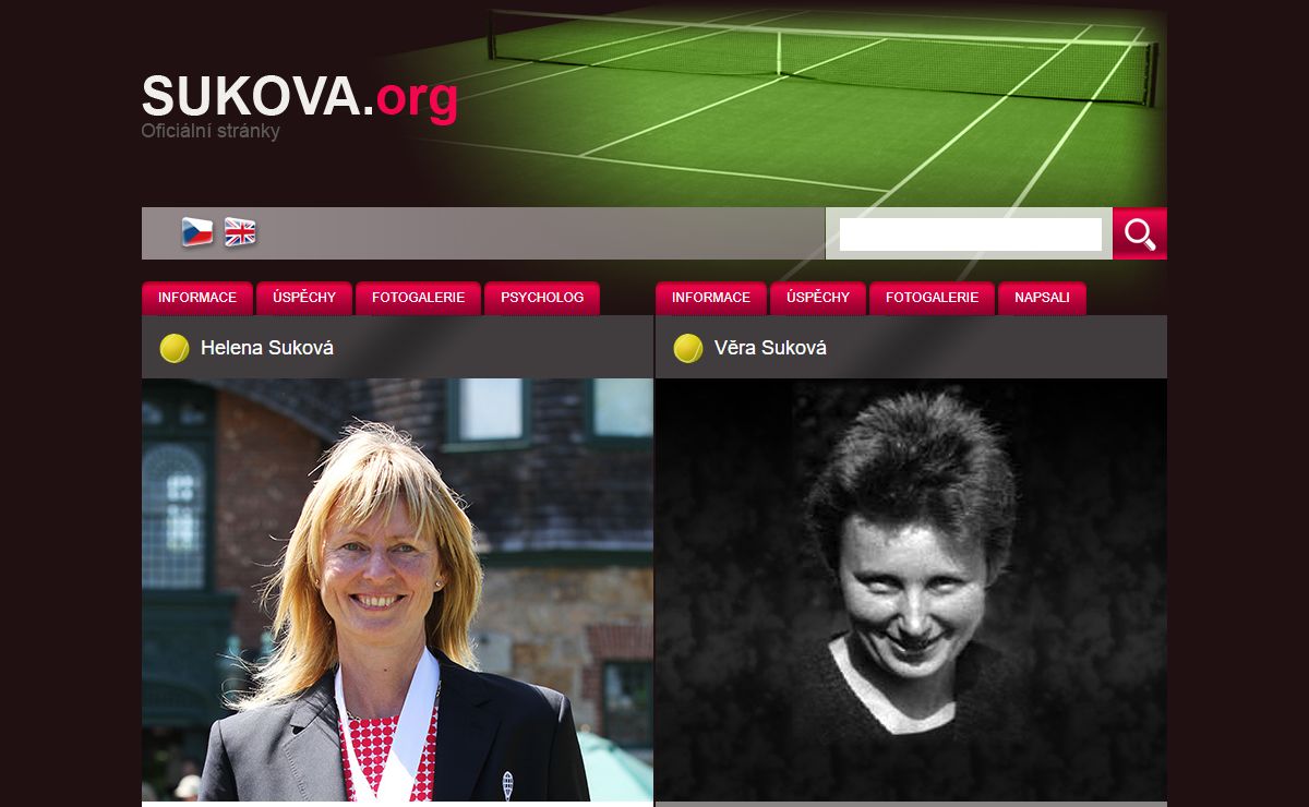 Věra Suková a Helena Suková