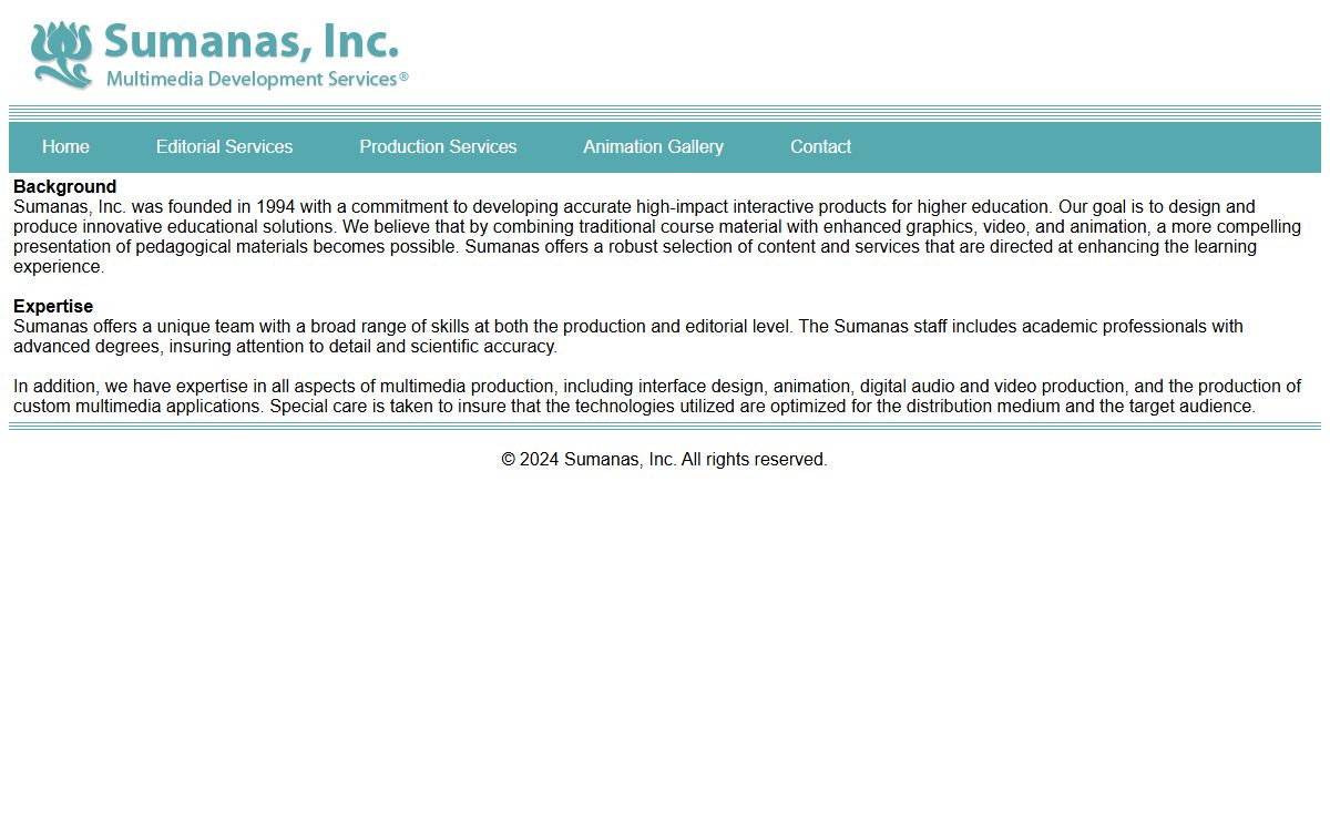 Welcome to Sumanas, Inc.