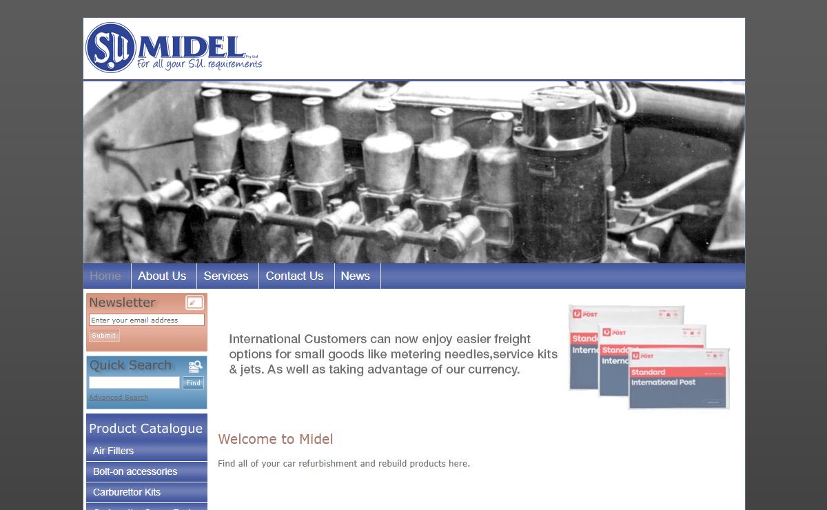 S. U Midel | Engine Parts & Accessories for Classic Cars