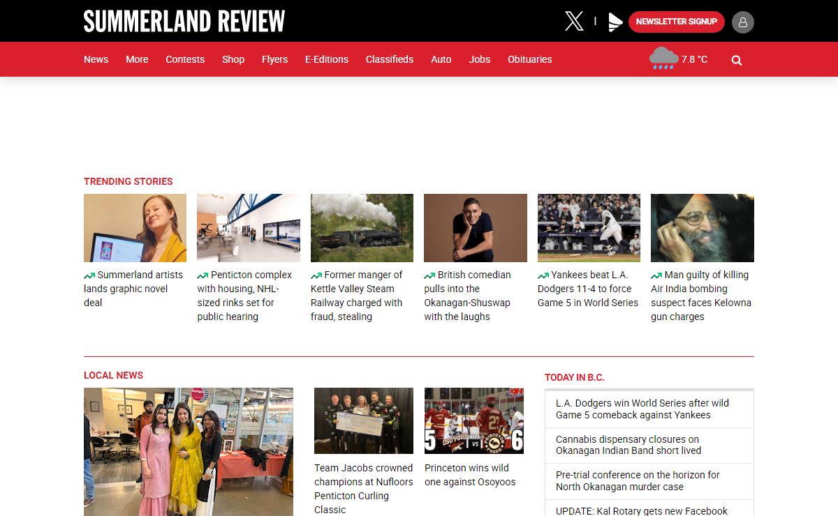 Welcome to the Summerland Review - Summerland Review