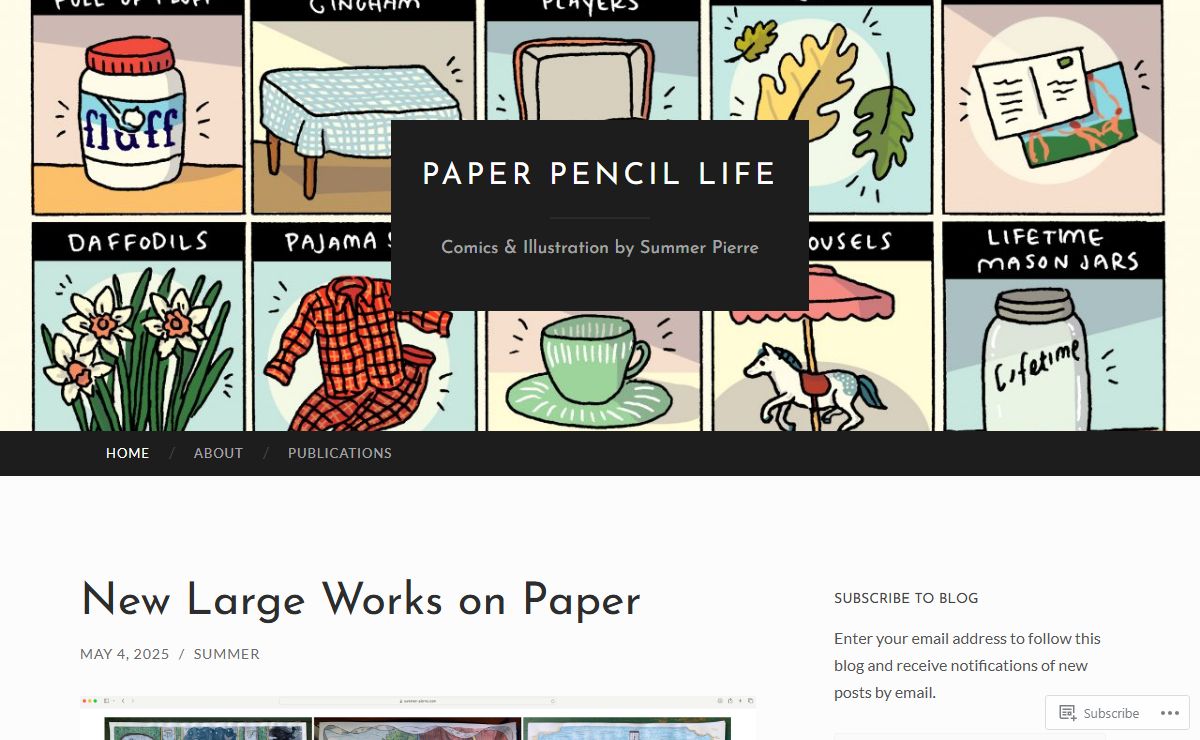 Paper Pencil Life | Comics & Illustration by Summer Pierre