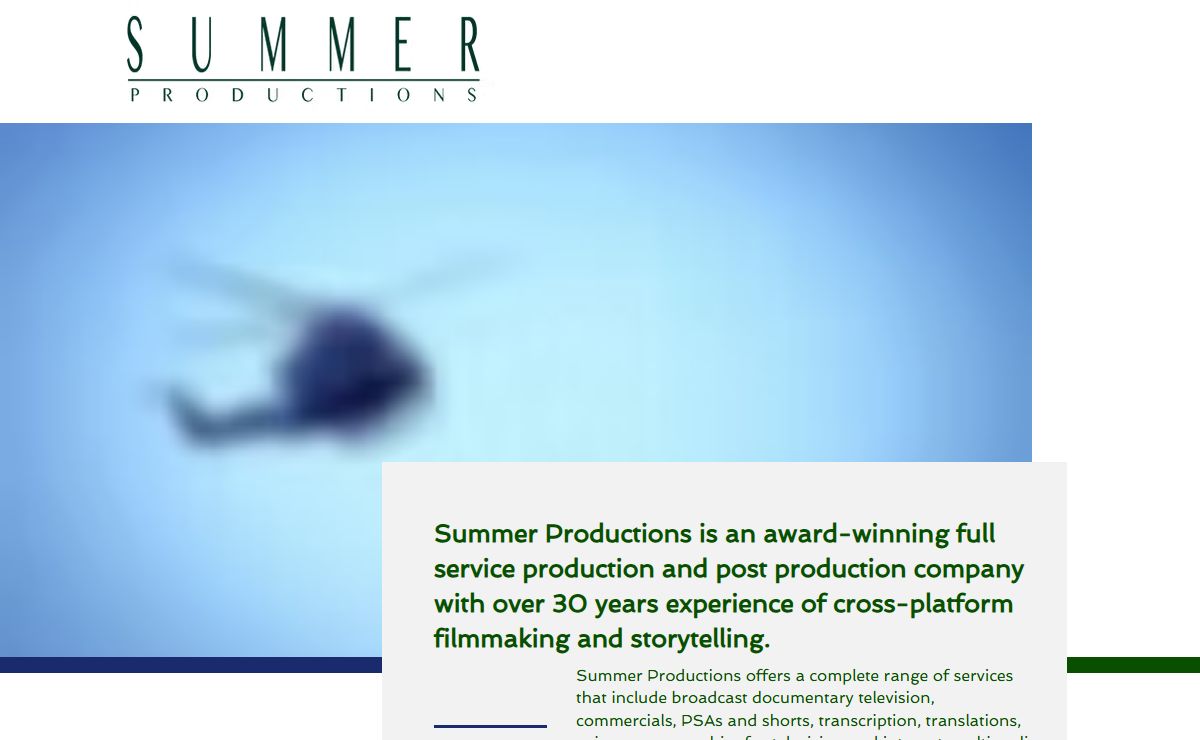 Home | Summer Productions