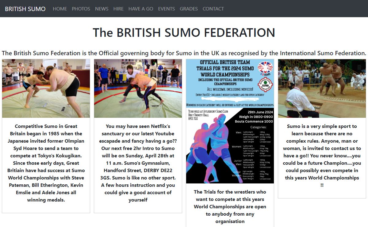 British Sumo Wrestling