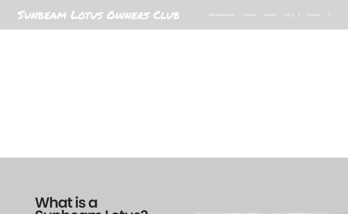 Sunbeam Lotus Owners Club