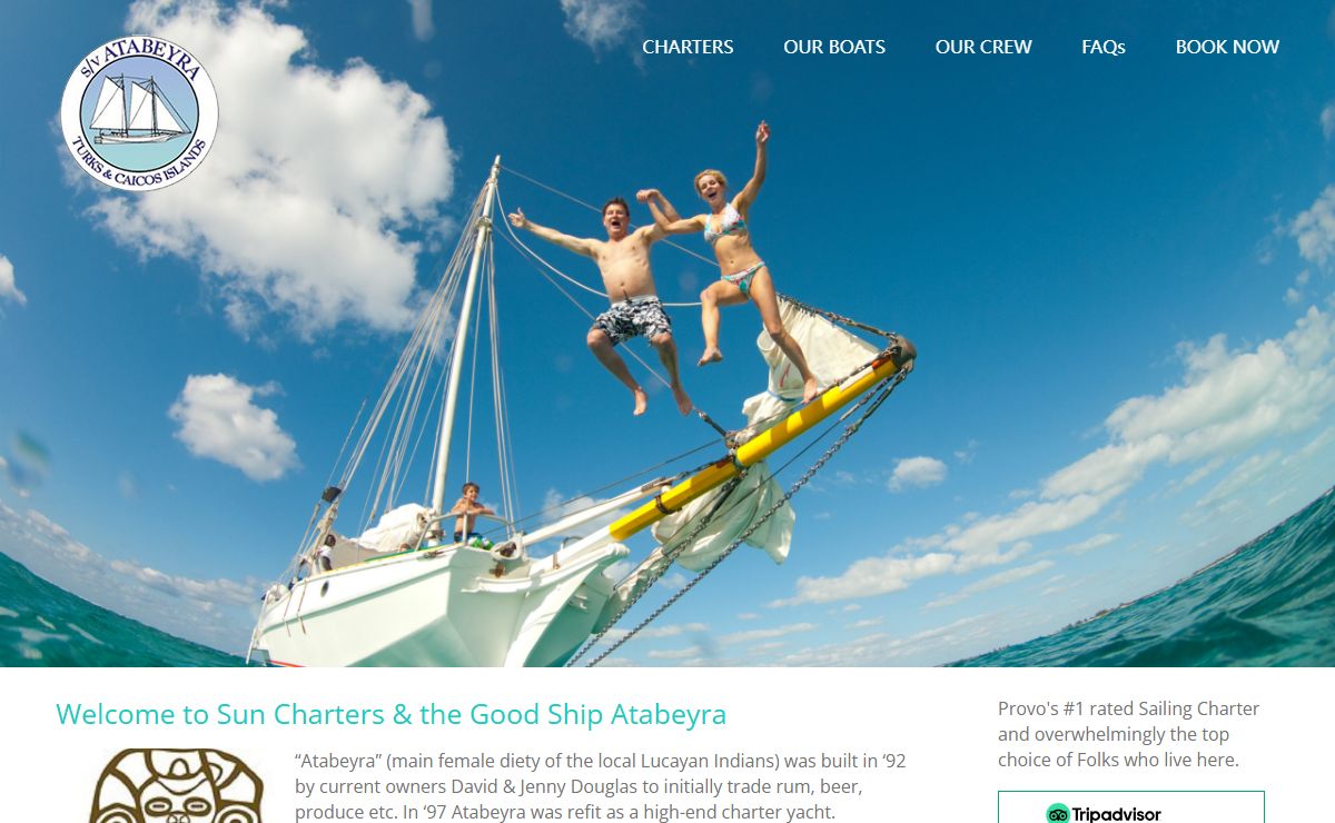Sun Charters: The Good Ship Atabeyra – Turks and Caicos Sailboat Excursions
