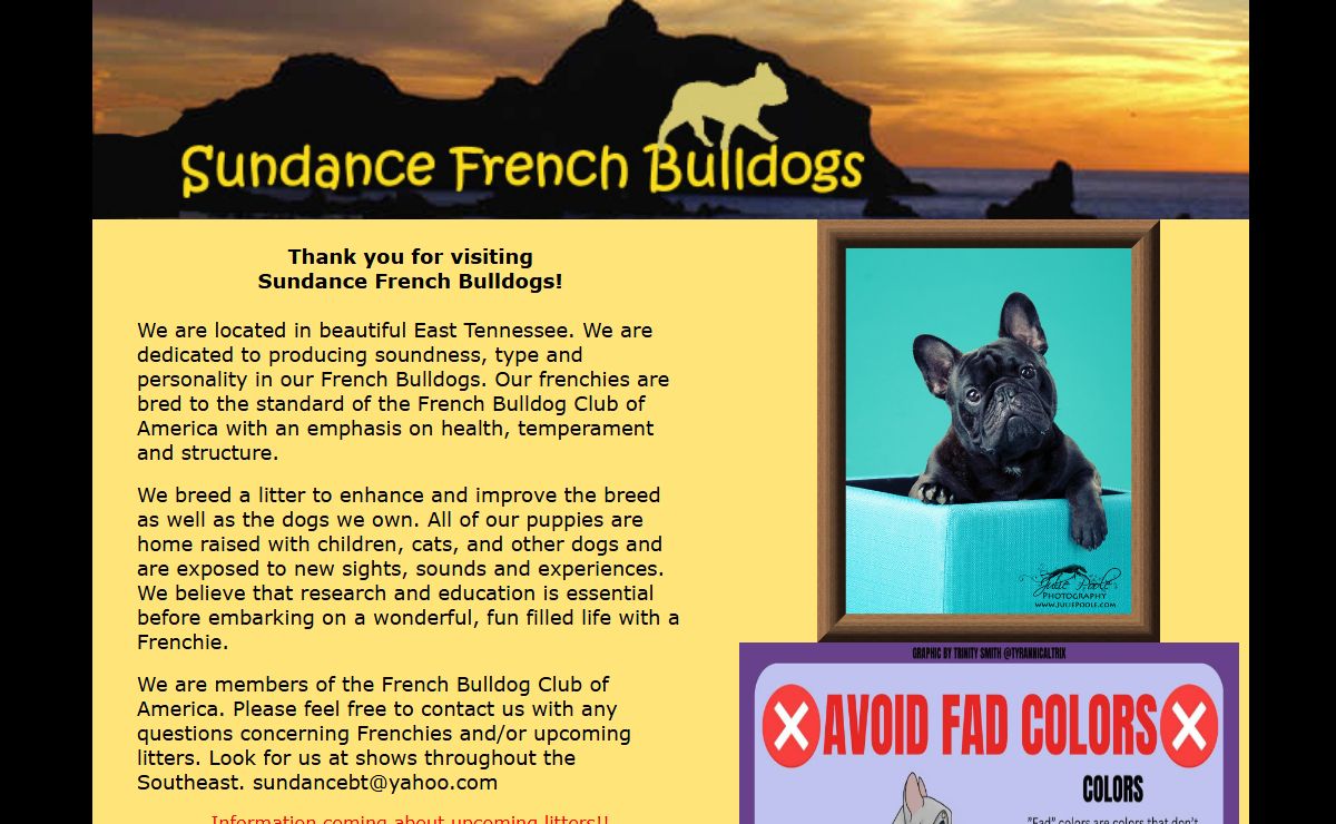 Sundance's French Bulldogs