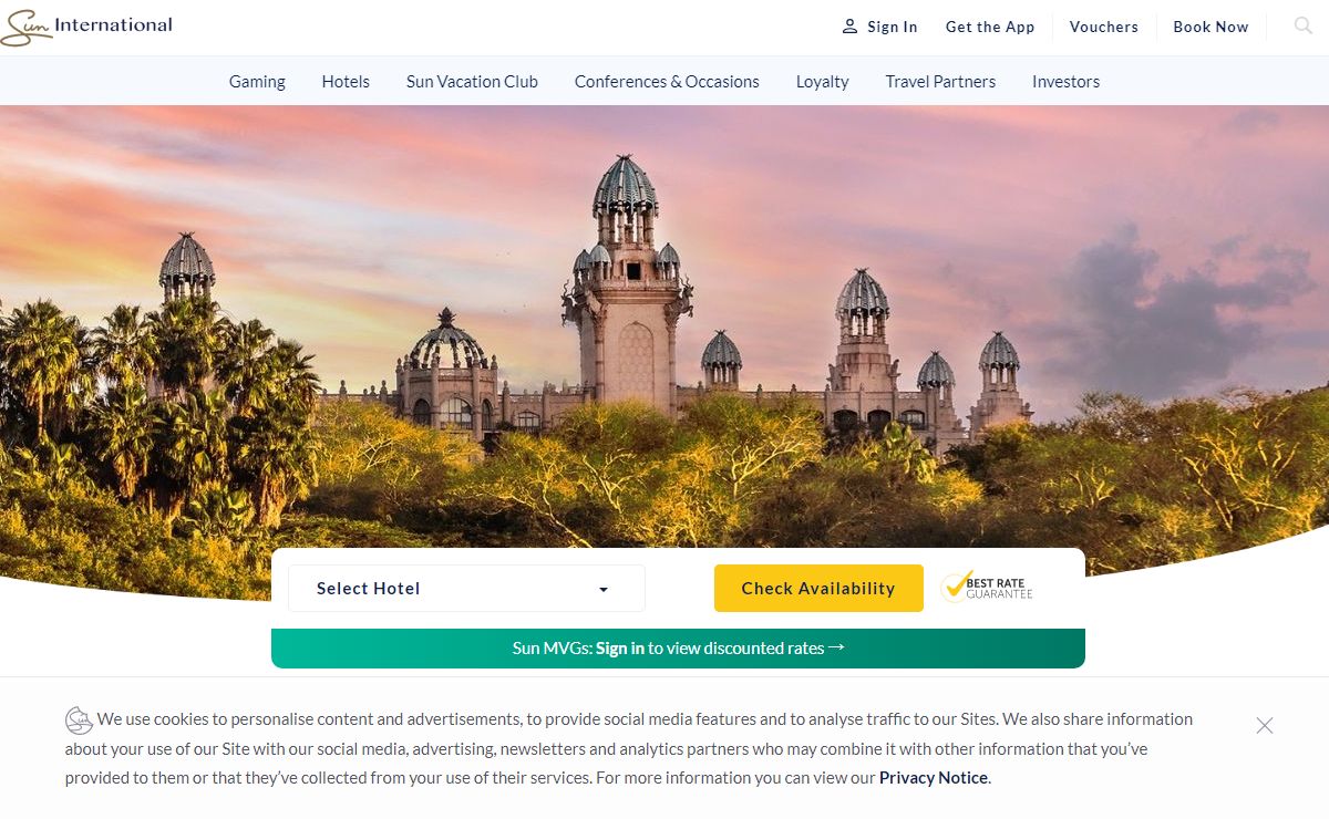 Hotels, Gaming and Entertainment Group | Sun International