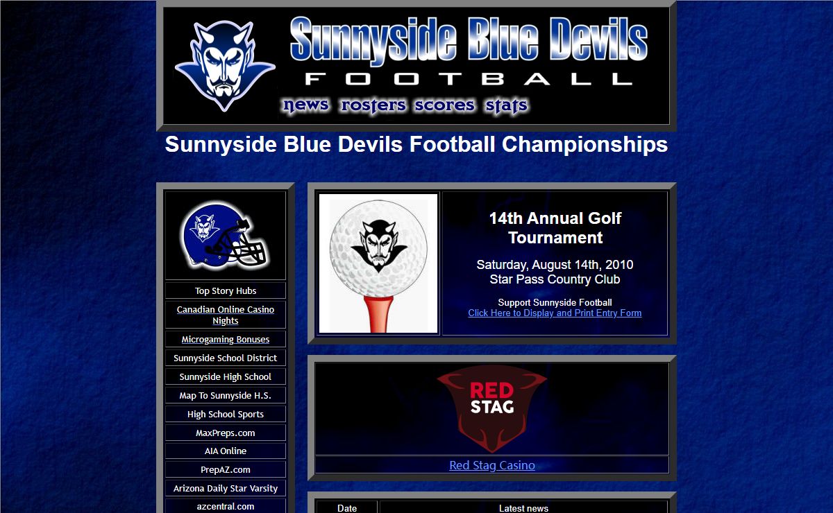Sunnyside Blue Devils Football