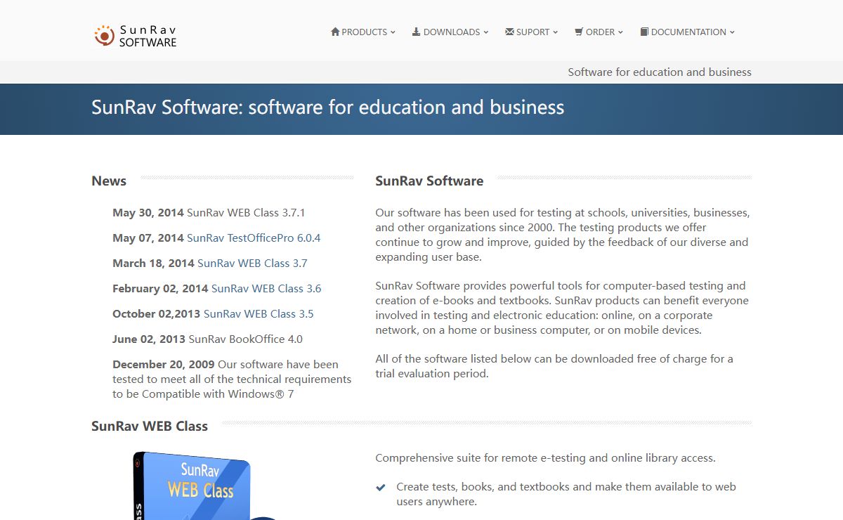 SunRav Software: software for education and business