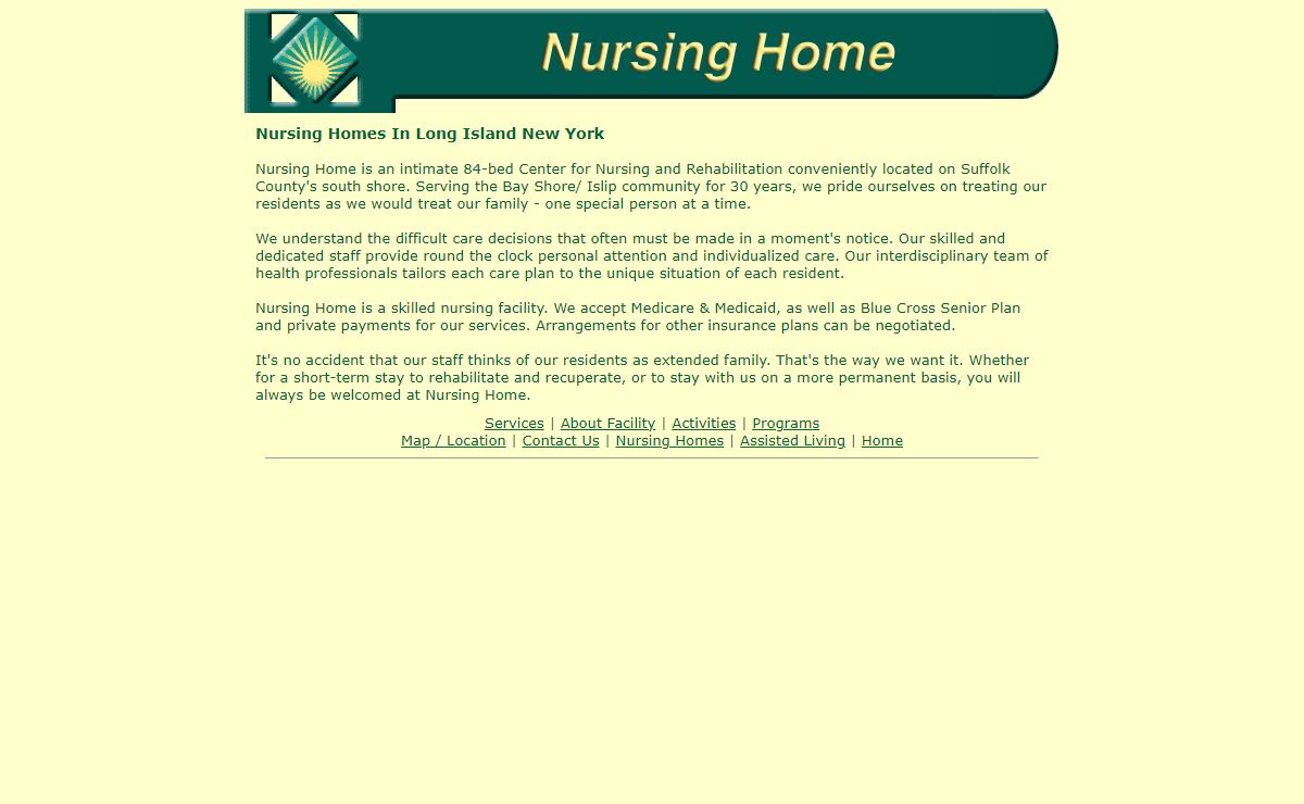 Nursing Home | Assisted Living | Rehabilitation | New York | Long Island