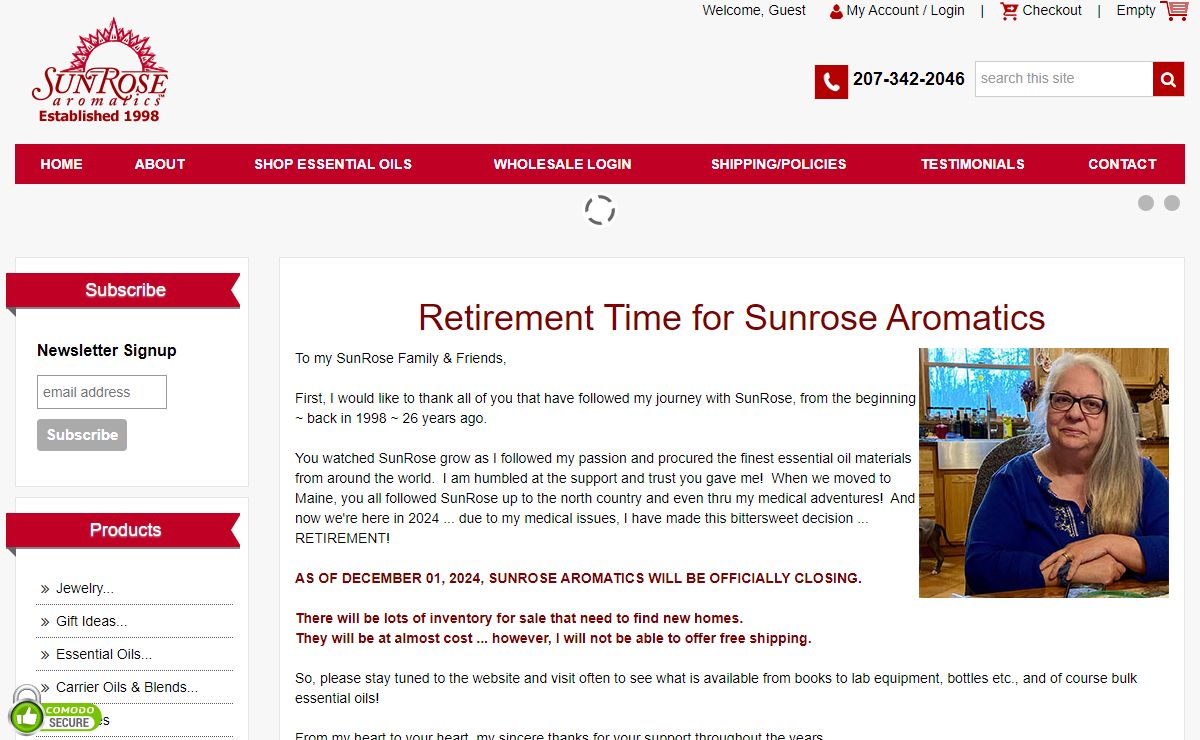 Sunrose Aromatics, Essential Oils, Carrier Oils, Organic Oils - SunRose Aromatics