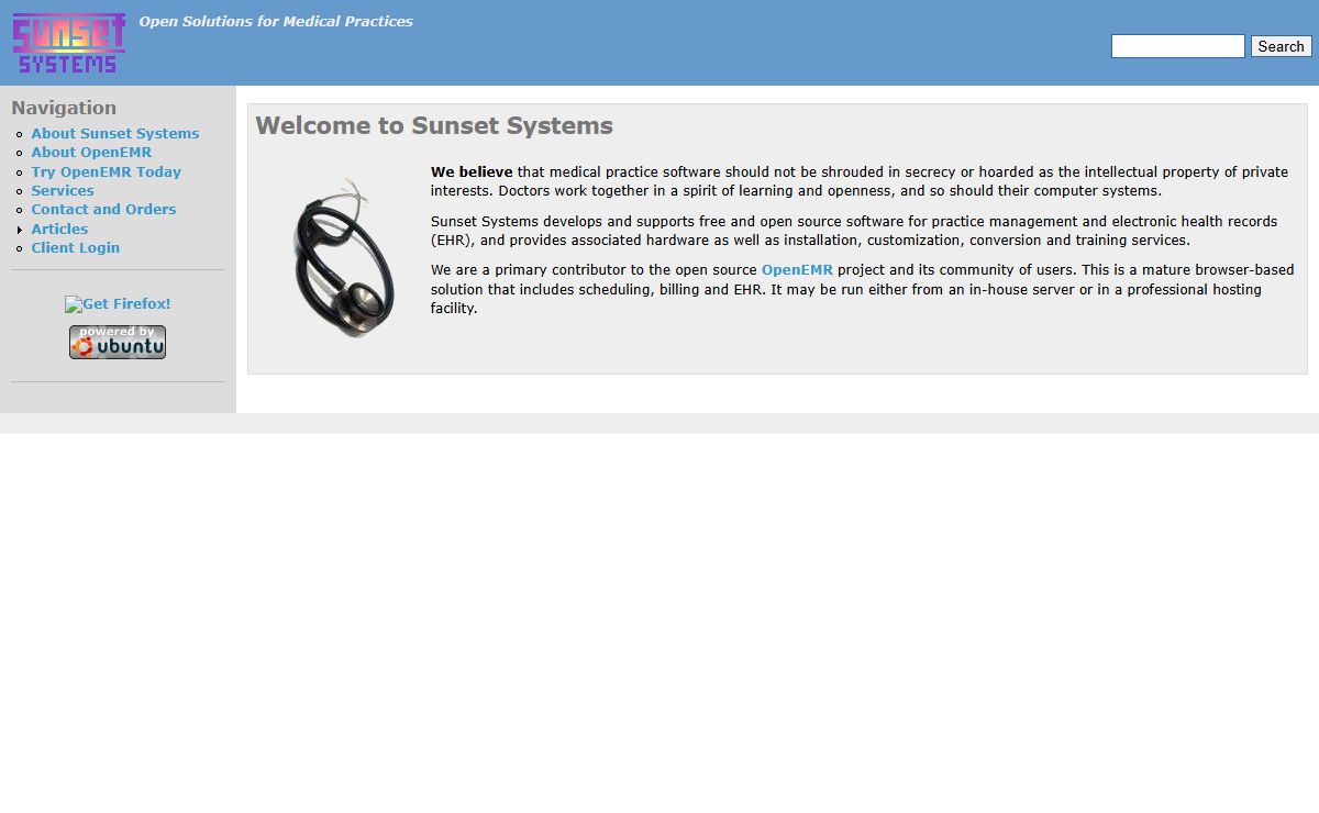 Sunset Systems | Open Solutions for Medical Practices
