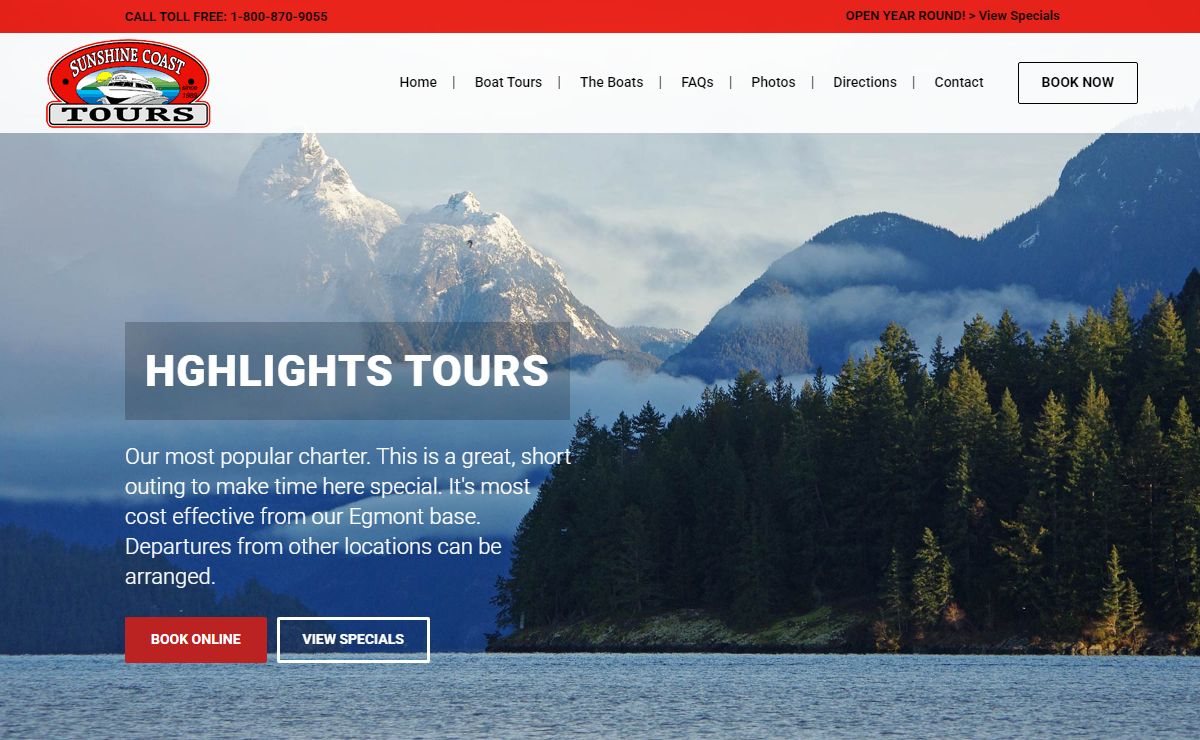 Sunshine Coast Tours - Egmont, Sunshine Coast BC Canada