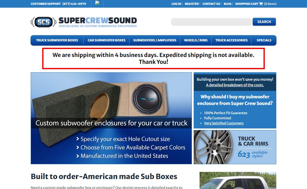 Custom Fit Subwoofer Boxes Enclosures, Speakers,Trucks Parts and Accessories