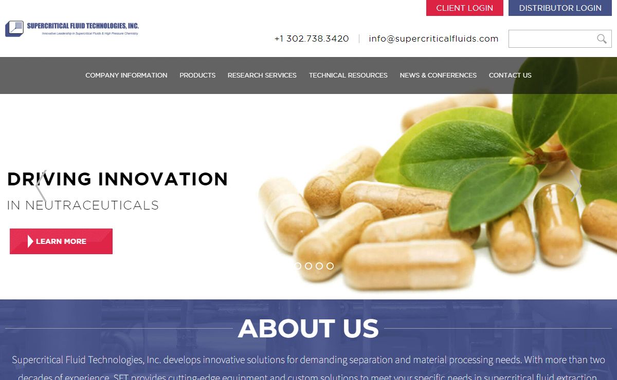 Home - Supercritical Fluid Technologies