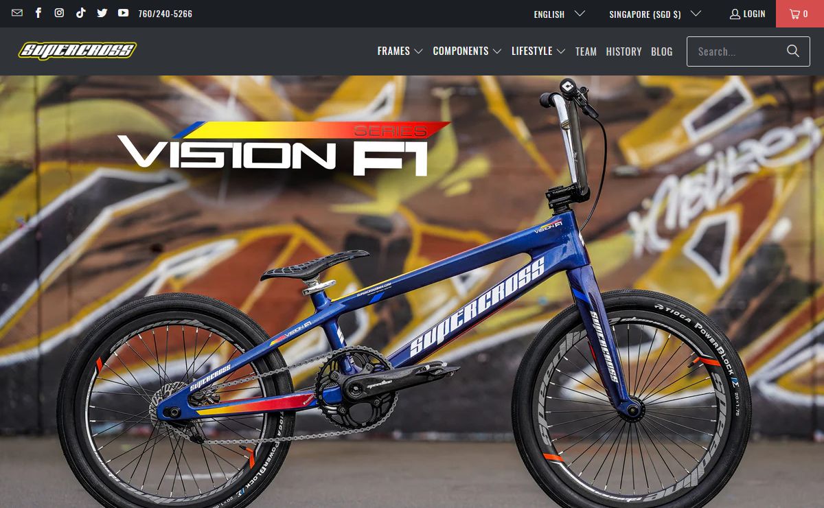 Supercross BMX - The Worlds Best BMX Racing Frames and BMX Parts