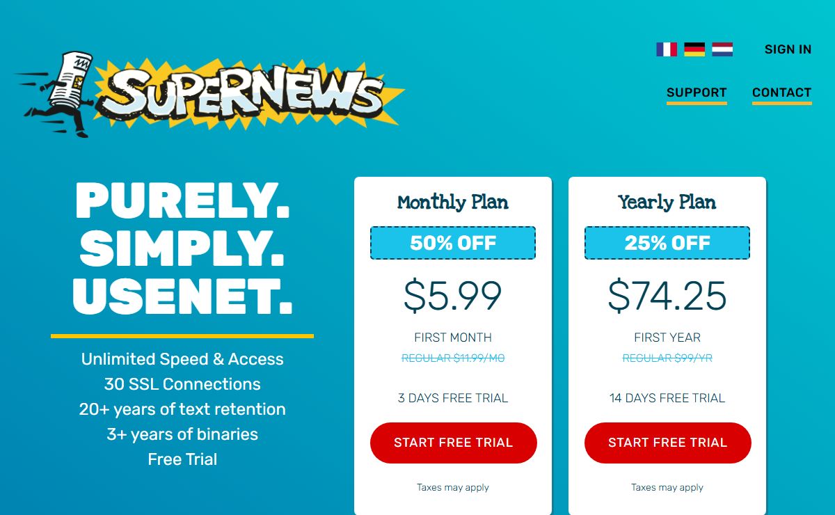 Usenet Newsgroups Server | Usenet from Supernews
