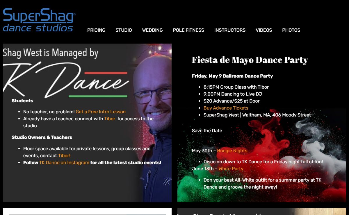 SuperShag Dance Studios | Ballroom Dancing Lessons Boston