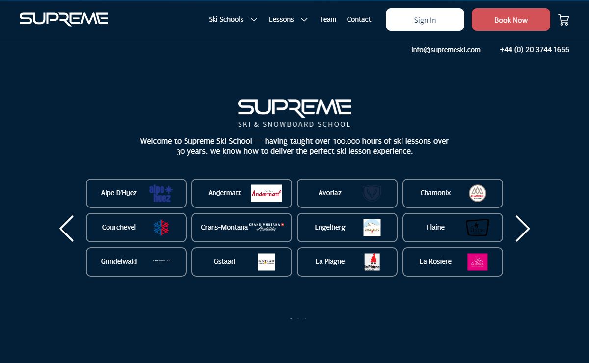 Supreme Ski | Ski School France | Ski & Snowboarding Lessons in France and Switzerland