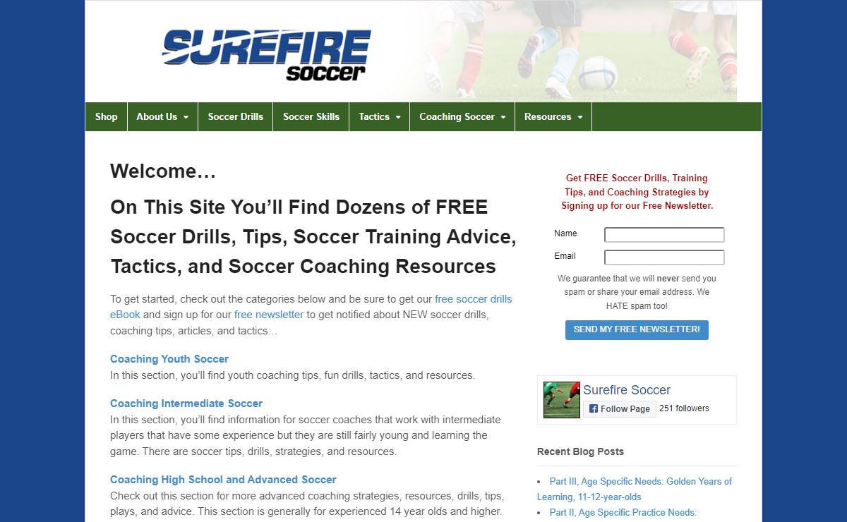 FREE Soccer Drills, Coaching Tips, Tactics, & Soccer Training Resources