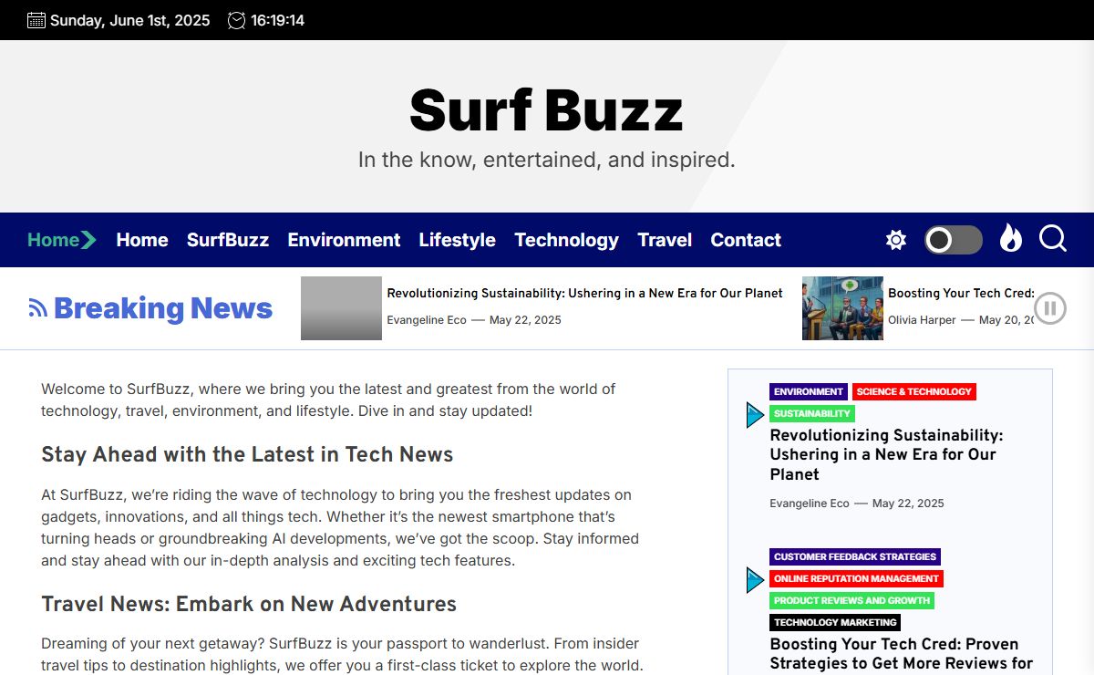 SurfBuzz: Your Ultimate Source for News - Surf Buzz