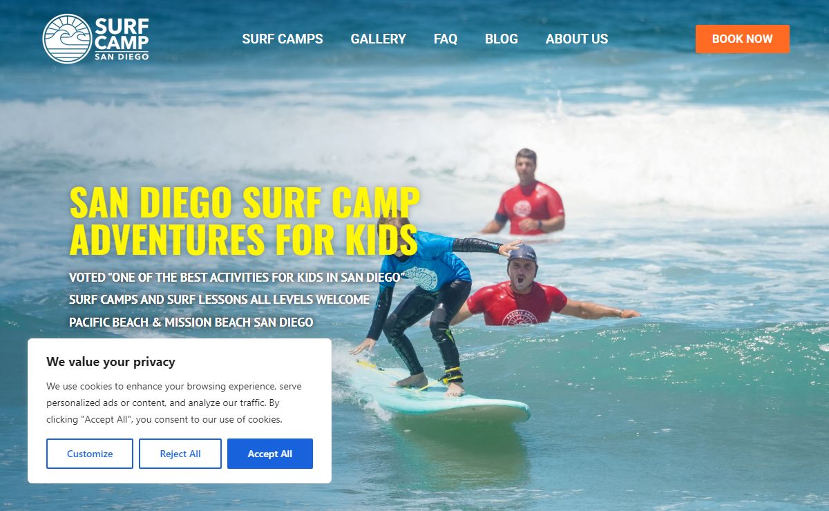 Surf Camp San Diego | San Diego Surf School for Kids